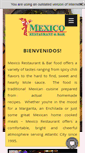 Mobile Screenshot of mexicorestaurantbar.com